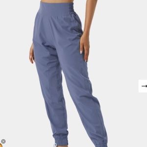 High Rise Waistband Elastic Joggers